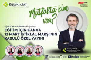 Eğitim İçin Canva 12 Mart Özel Yayını