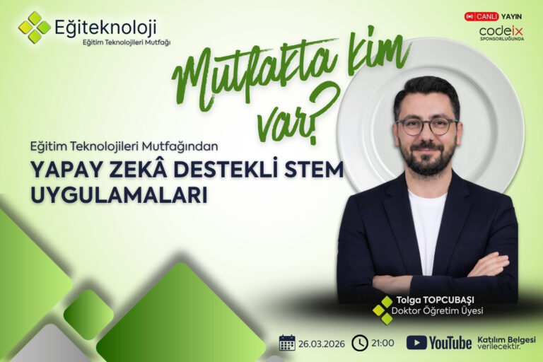 Yapay Zeka Destekli STEM Uygulamaları Etkinliği Tolga Topcubaşı