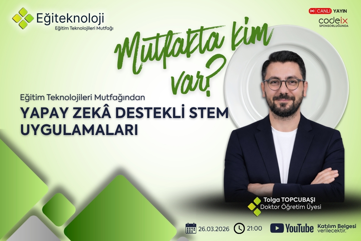 Yapay Zeka Destekli STEM Uygulamaları Etkinliği Tolga Topcubaşı