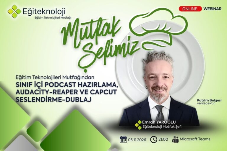 Sınıf İçi Podcast Hazırlama, Audacity-Reaper ve CapCut Seslendirme-Dublaj