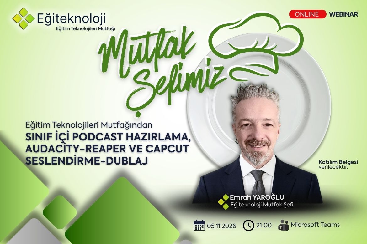 Sınıf İçi Podcast Hazırlama, Audacity-Reaper ve CapCut Seslendirme-Dublaj